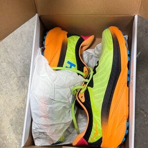 Hoka women’s Sneakers in Orange and Green